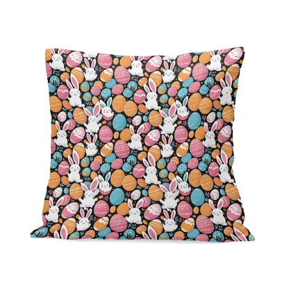Fun Bunny Velvet 4 Pcs Square Pillow Case Covers (5 sizes) - DeRose Seasonal