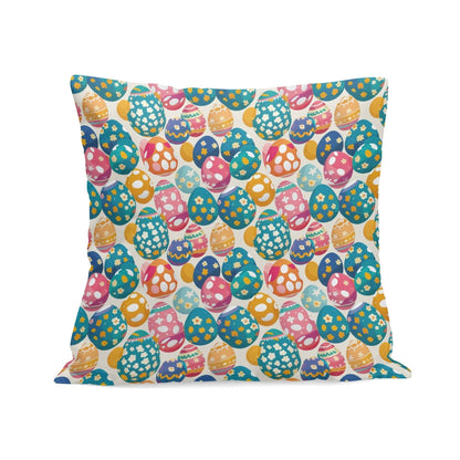 Festive Egg Velvet 4 Pcs Square Pillow Case Covers (5 sizes) - DeRose Seasonal