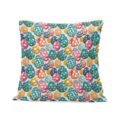 Festive Egg Velvet 4 Pcs Square Pillow Case Covers (5 sizes) - DeRose Seasonal