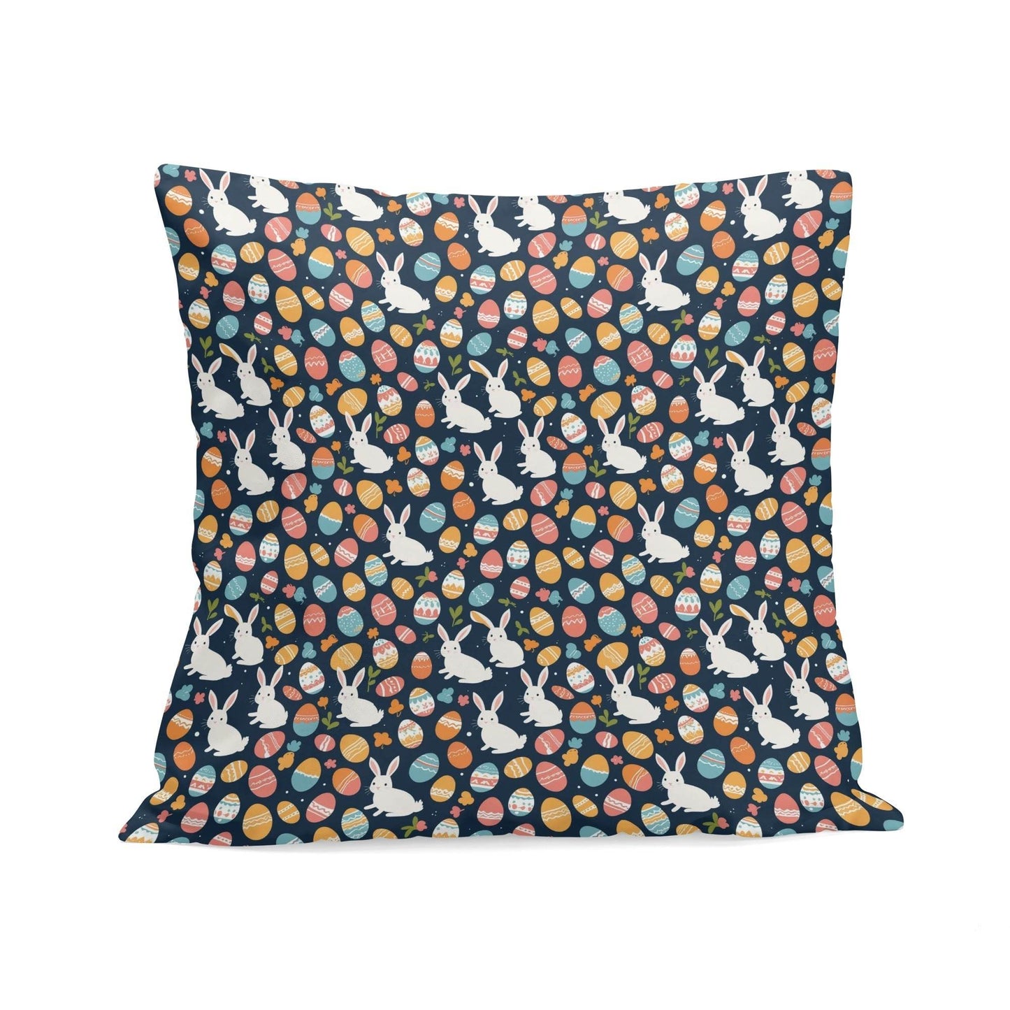 Bunny Eggs Velvet 4 Pcs Square Pillow Case Covers (5 sizes) - DeRose Seasonal