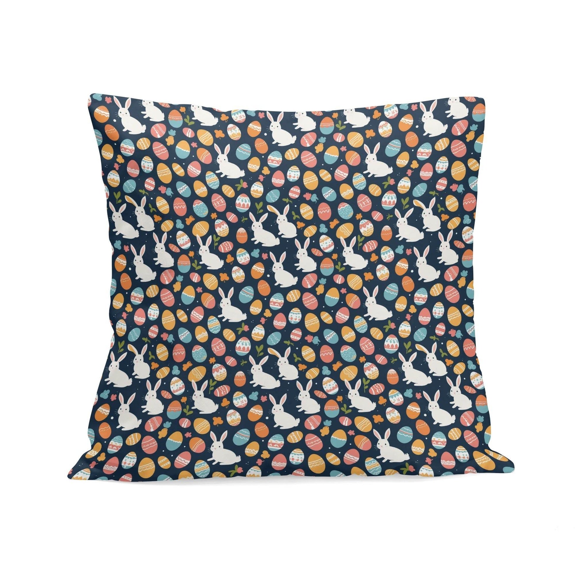 Bunny Eggs Velvet 4 Pcs Square Pillow Case Covers (5 sizes) - DeRose Seasonal