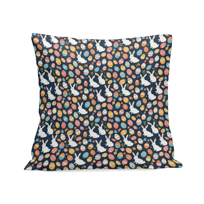 Bunny Eggs Velvet 4 Pcs Square Pillow Case Covers (5 sizes) - DeRose Seasonal