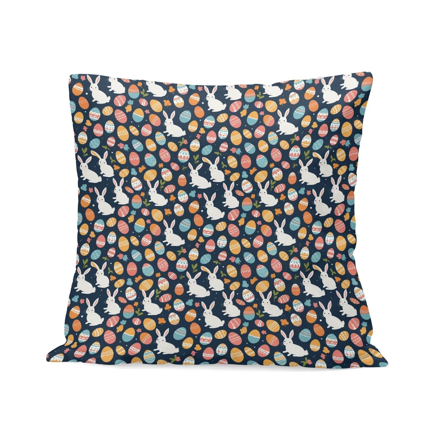 Bunny Eggs Velvet 4 Pcs Square Pillow Case Covers (5 sizes) - DeRose Seasonal