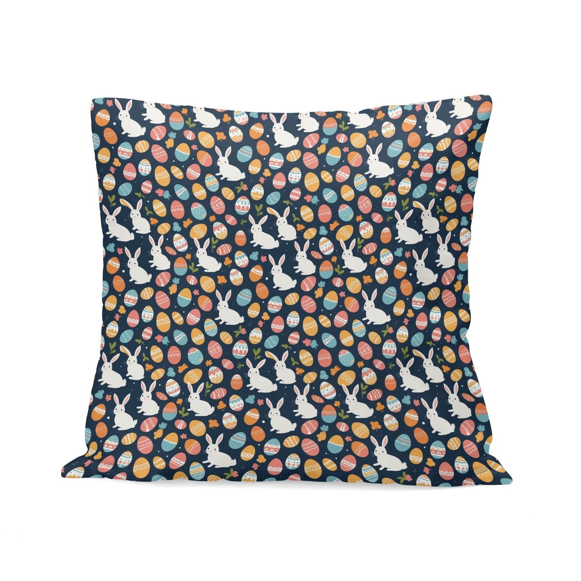 Bunny Eggs Velvet 4 Pcs Square Pillow Case Covers (5 sizes) - DeRose Seasonal