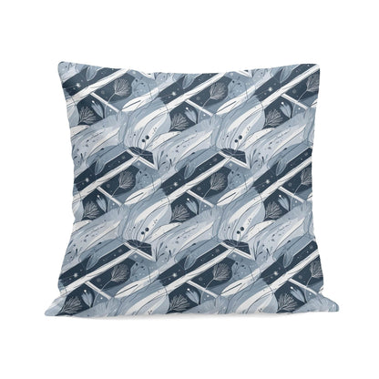 Blue Wind Peach Velvet 4 Pcs Square Pillow Case Covers (5 sizes) - DeRose Seasonal