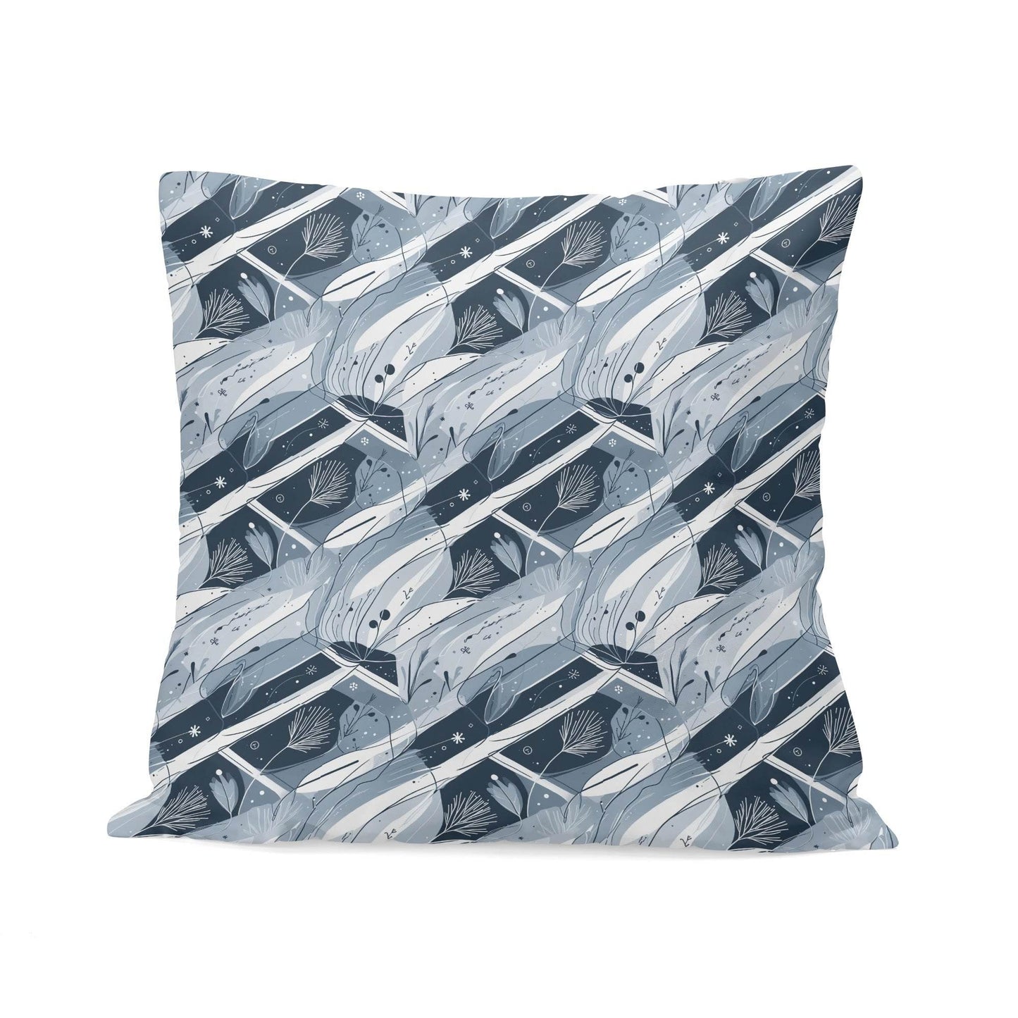Blue Wind Peach Velvet 4 Pcs Square Pillow Case Covers (5 sizes) - DeRose Seasonal