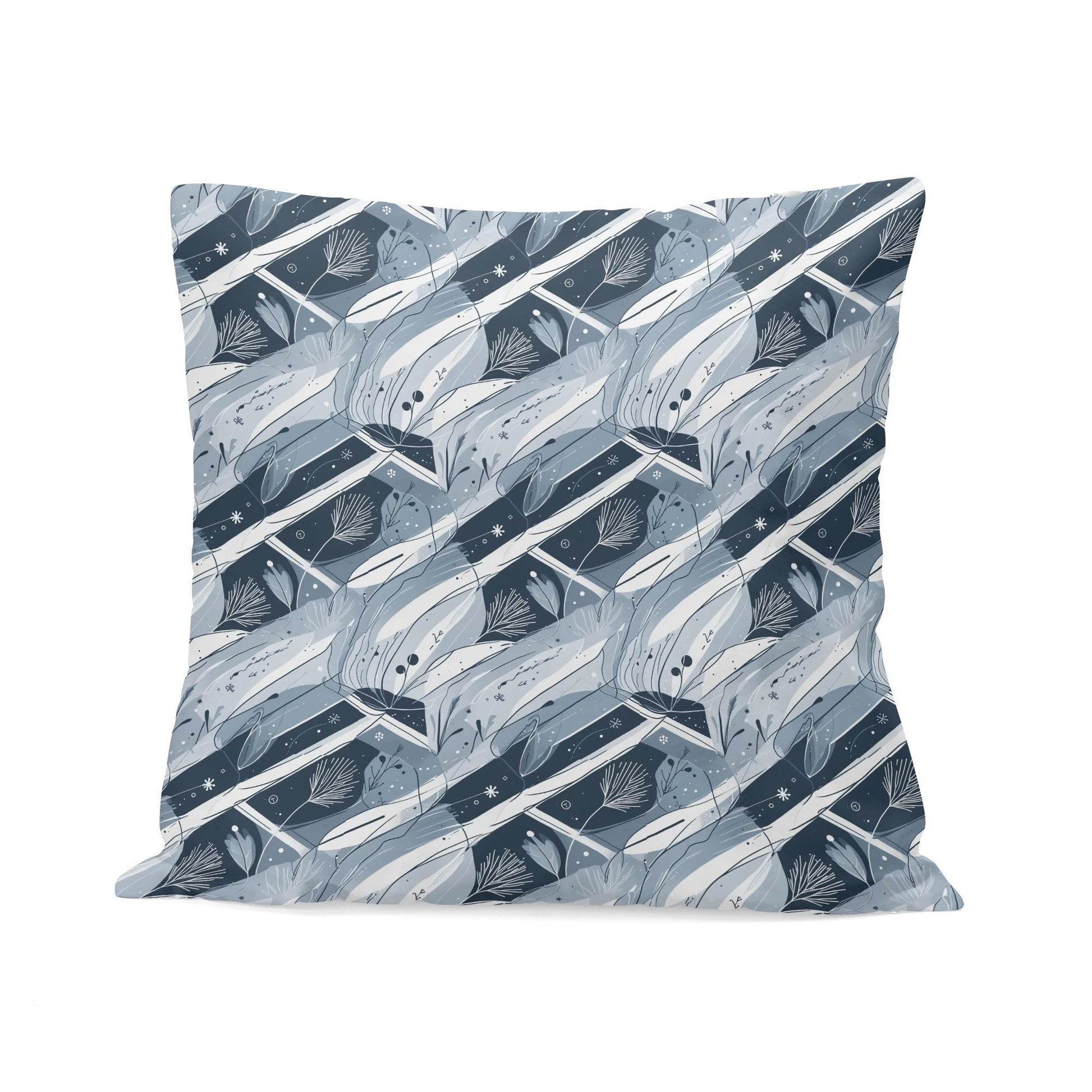Blue Wind Peach Velvet 4 Pcs Square Pillow Case Covers (5 sizes) - DeRose Seasonal