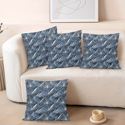 Cold Wind Peach Velvet 4 Pcs Square Pillow Case Covers (5 sizes) - DeRose Seasonal