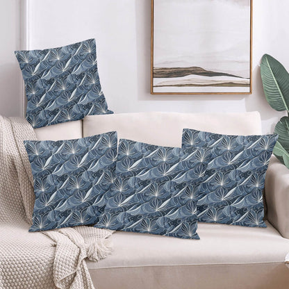 Cold Wind Peach Velvet 4 Pcs Square Pillow Case Covers (5 sizes) - DeRose Seasonal