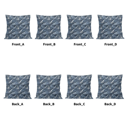 Cold Wind Peach Velvet 4 Pcs Square Pillow Case Covers (5 sizes) - DeRose Seasonal