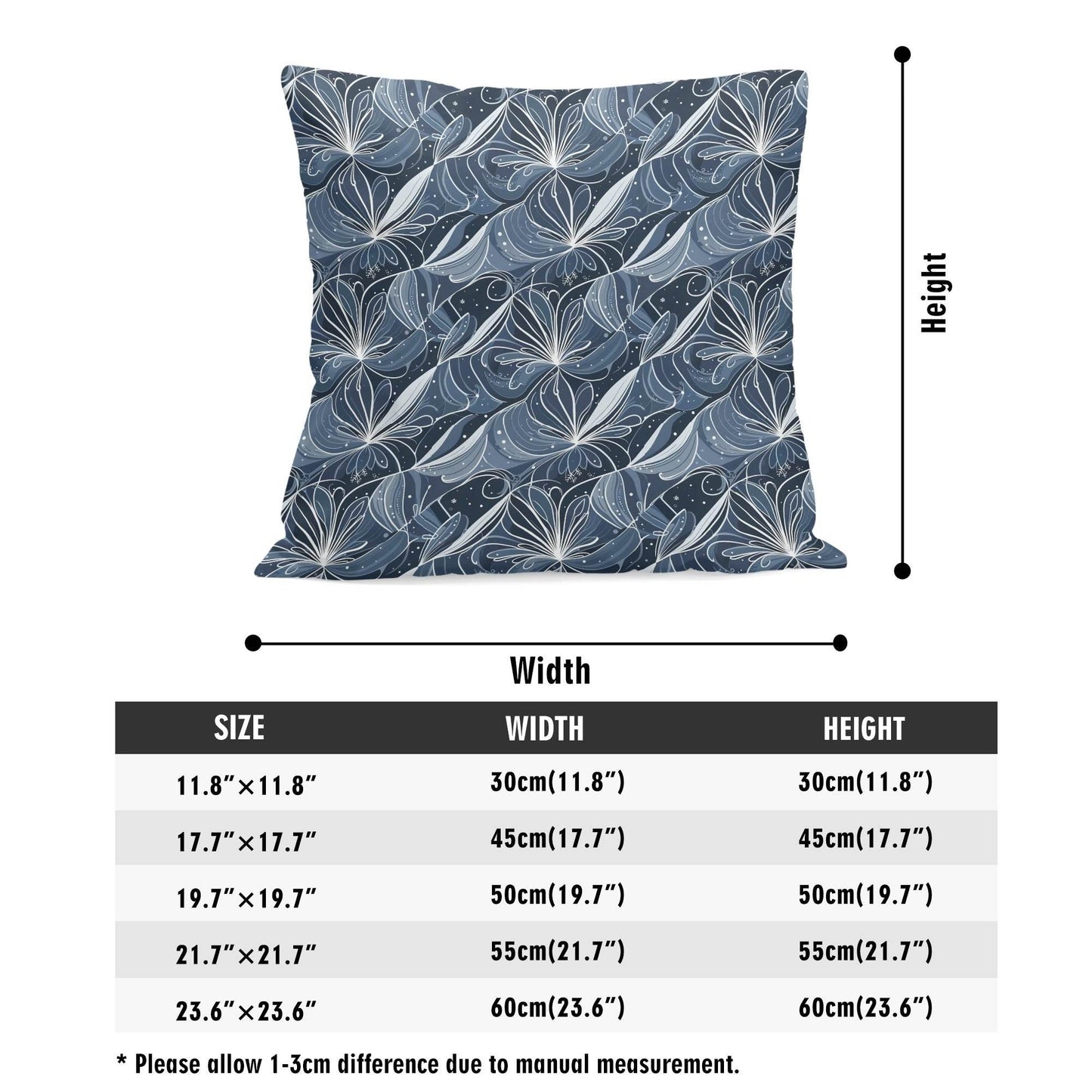 Cold Wind Peach Velvet 4 Pcs Square Pillow Case Covers (5 sizes) - DeRose Seasonal