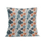 Freezing Leaves Peach Velvet 4 Pcs Square Pillow Case Covers (5 sizes) - DeRose Seasonal