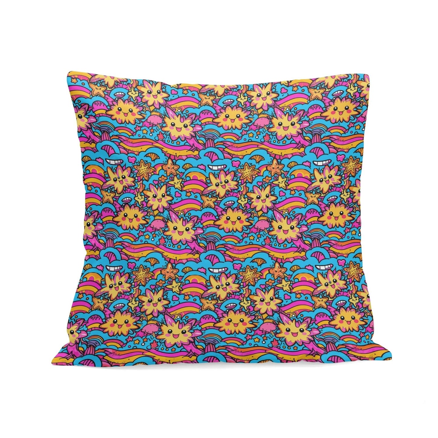 Squishy Star Peach Velvet 4 Pcs Square Pillow Case Covers (5 sizes) - DeRose Seasonal