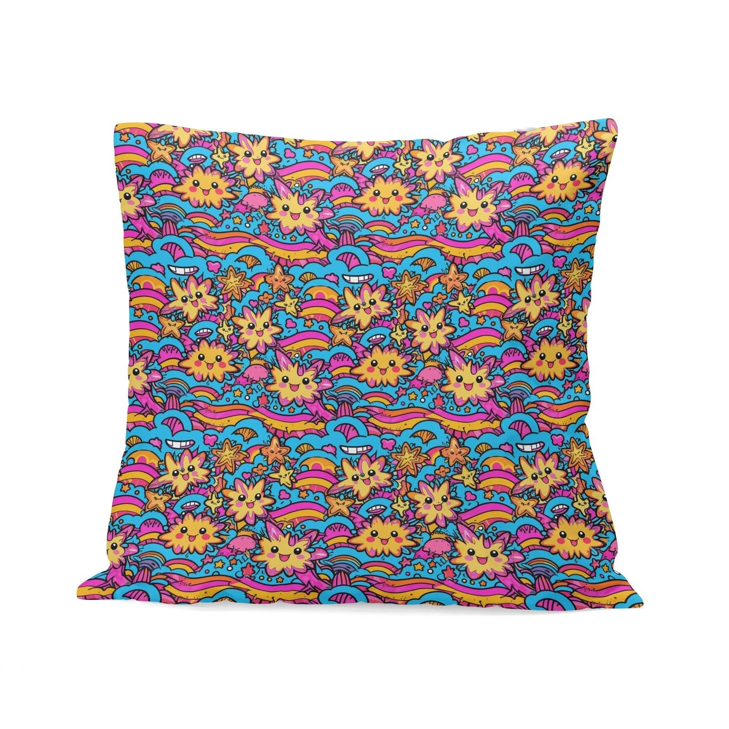 Squishy Star Peach Velvet 4 Pcs Square Pillow Case Covers (5 sizes) - DeRose Seasonal