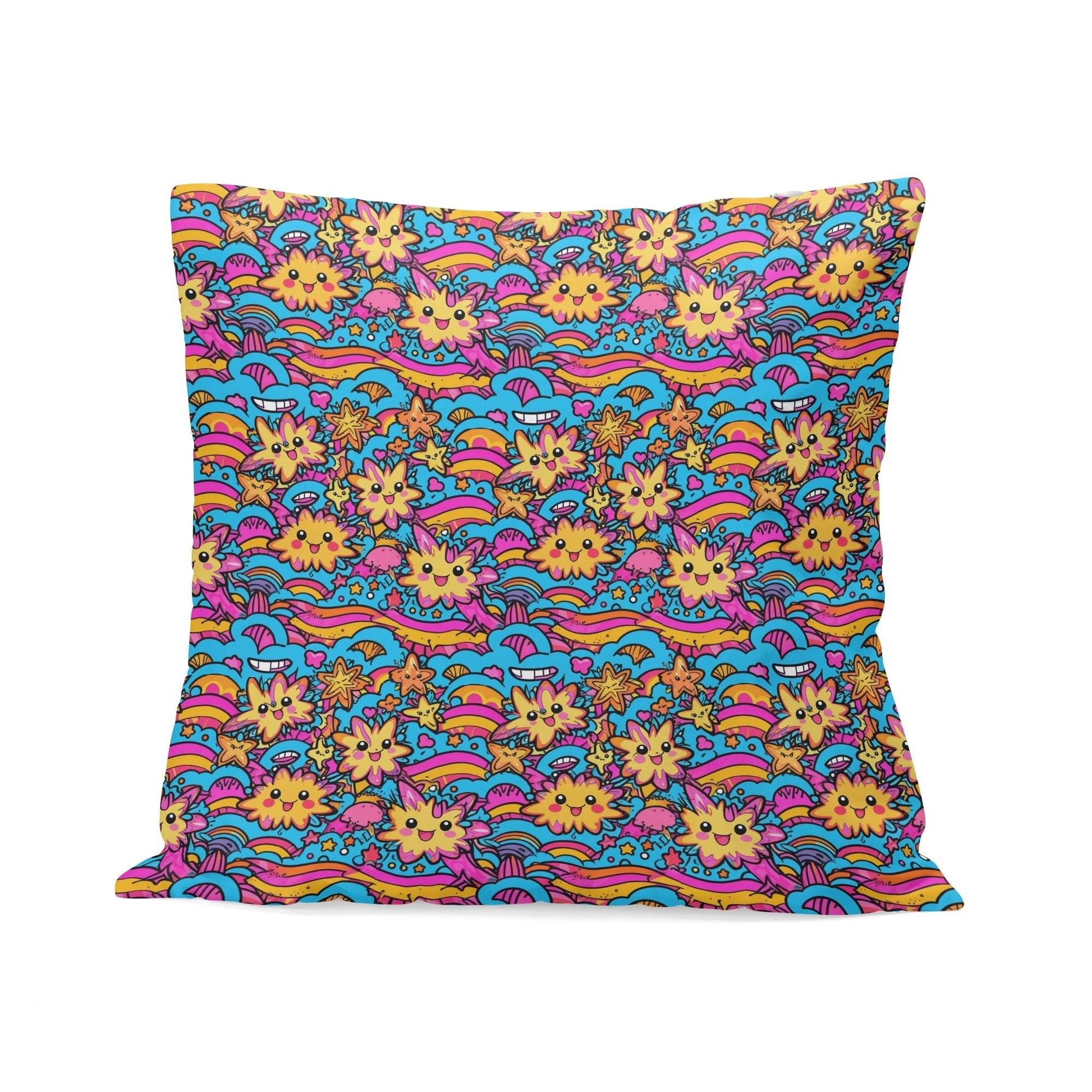 Squishy Star Peach Velvet 4 Pcs Square Pillow Case Covers (5 sizes) - DeRose Seasonal
