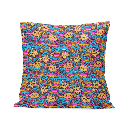 Squishy Star Peach Velvet 4 Pcs Square Pillow Case Covers (5 sizes) - DeRose Seasonal