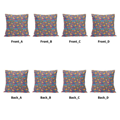 Squishy Star Peach Velvet 4 Pcs Square Pillow Case Covers (5 sizes) - DeRose Seasonal