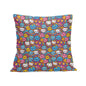 Cute Clouds Peach Velvet 4 Pcs Square Pillow Case Covers (5 sizes) - DeRose Seasonal