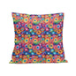 Daisy Tie-Dye Peach Velvet 4 Pcs Square Pillow Case Covers (5 sizes) - DeRose Seasonal