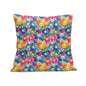 Tie-Dye Explosion Peach Velvet 4 Pcs Square Pillow Case Covers (5 sizes) - DeRose Seasonal