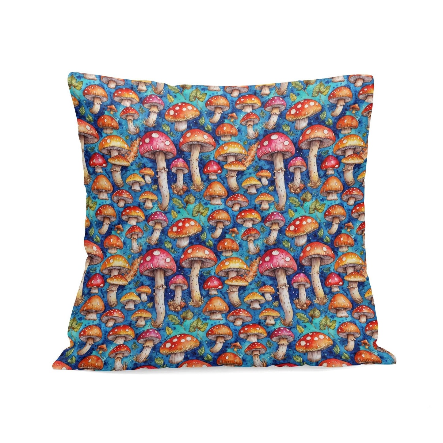 Trippy Tie-Dye Peach Velvet 4 Pcs Square Pillow Case Covers (5 sizes) - DeRose Seasonal