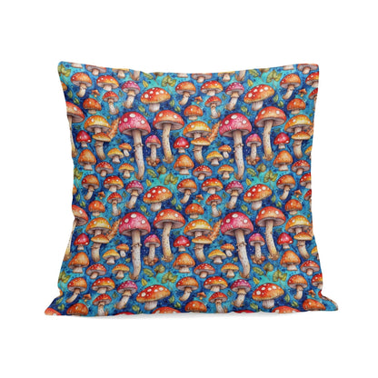 Trippy Tie-Dye Peach Velvet 4 Pcs Square Pillow Case Covers (5 sizes) - DeRose Seasonal