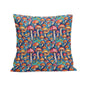 Trippy Tie-Dye Peach Velvet 4 Pcs Square Pillow Case Covers (5 sizes) - DeRose Seasonal