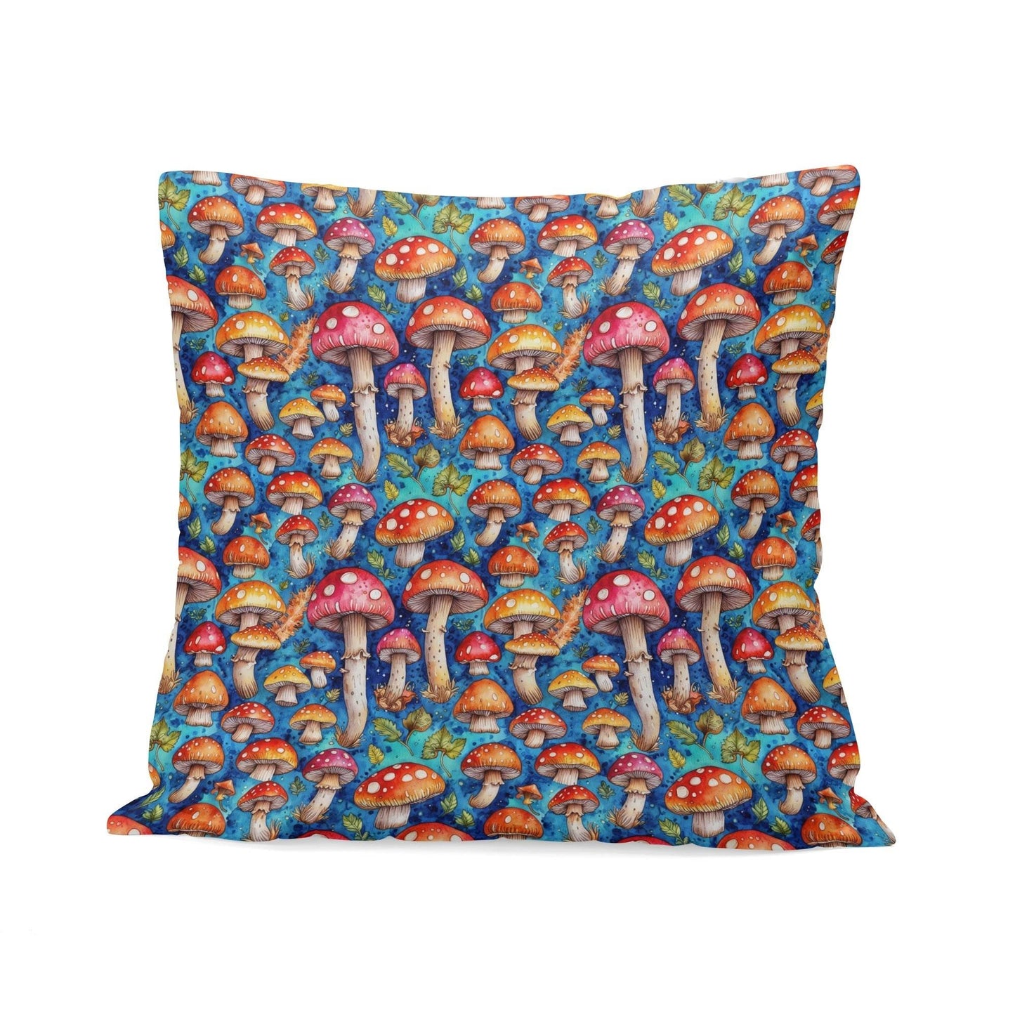 Trippy Tie-Dye Peach Velvet 4 Pcs Square Pillow Case Covers (5 sizes) - DeRose Seasonal