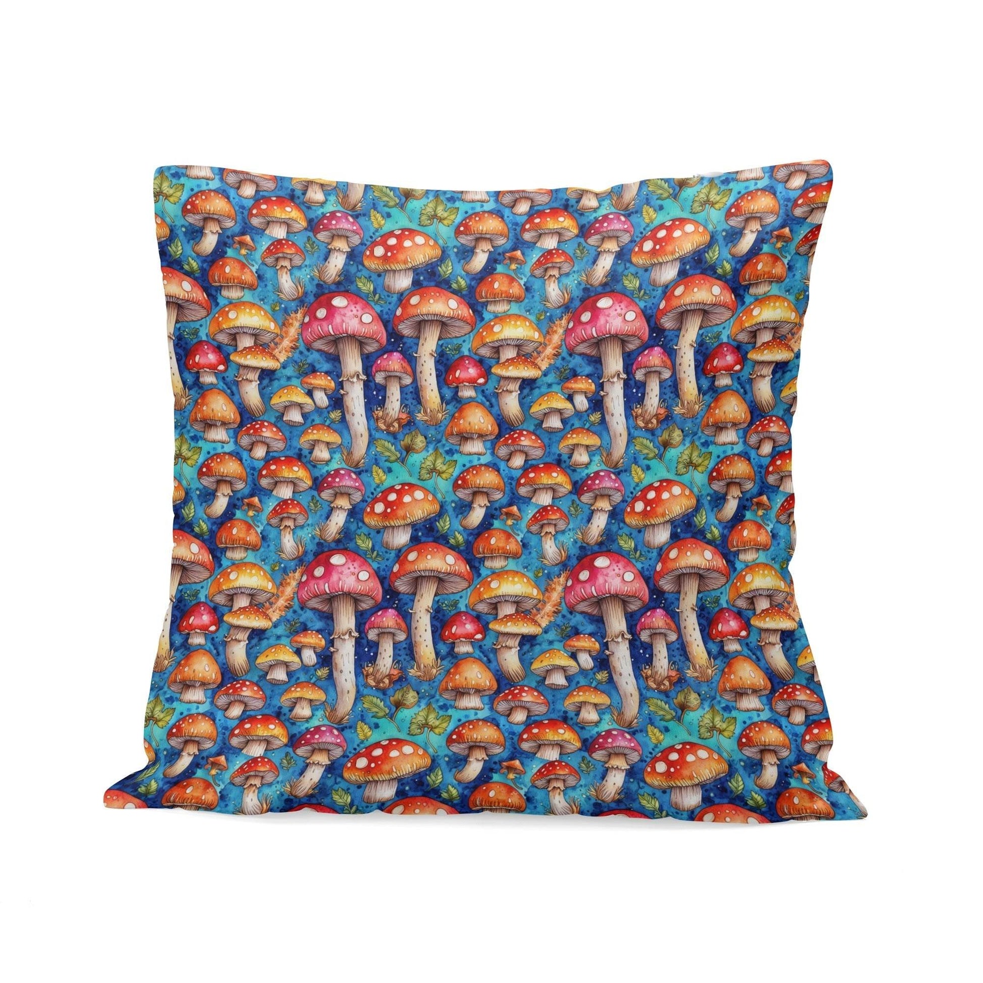 Trippy Tie-Dye Peach Velvet 4 Pcs Square Pillow Case Covers (5 sizes) - DeRose Seasonal