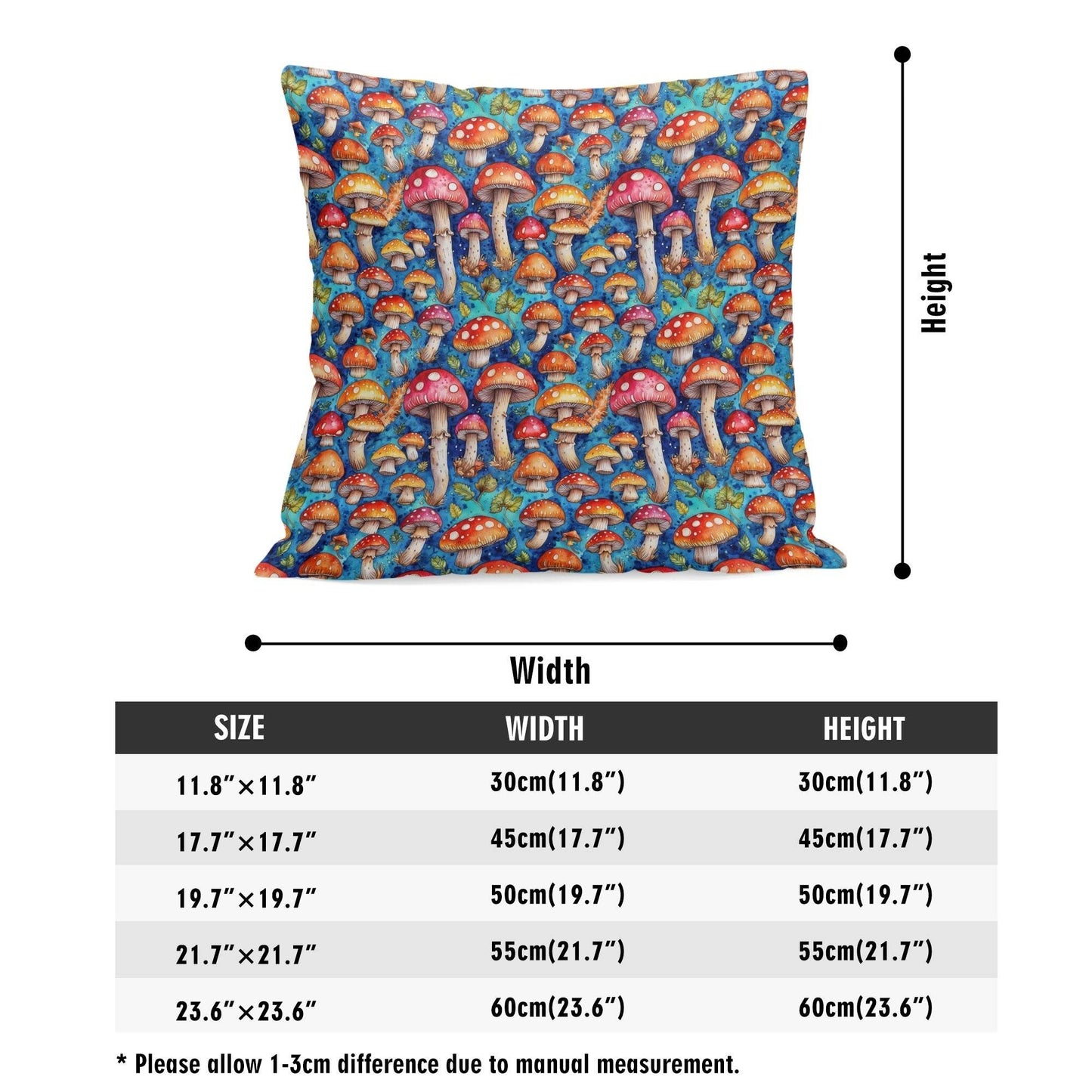 Trippy Tie-Dye Peach Velvet 4 Pcs Square Pillow Case Covers (5 sizes) - DeRose Seasonal