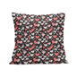 Colorful Hearts Peach Velvet 4 Pcs Square Pillow Case Covers (5 sizes) - DeRose Seasonal