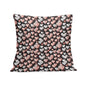 Pink Hearts Peach Velvet 4 Pcs Square Pillow Case Covers (5 sizes) - DeRose Seasonal