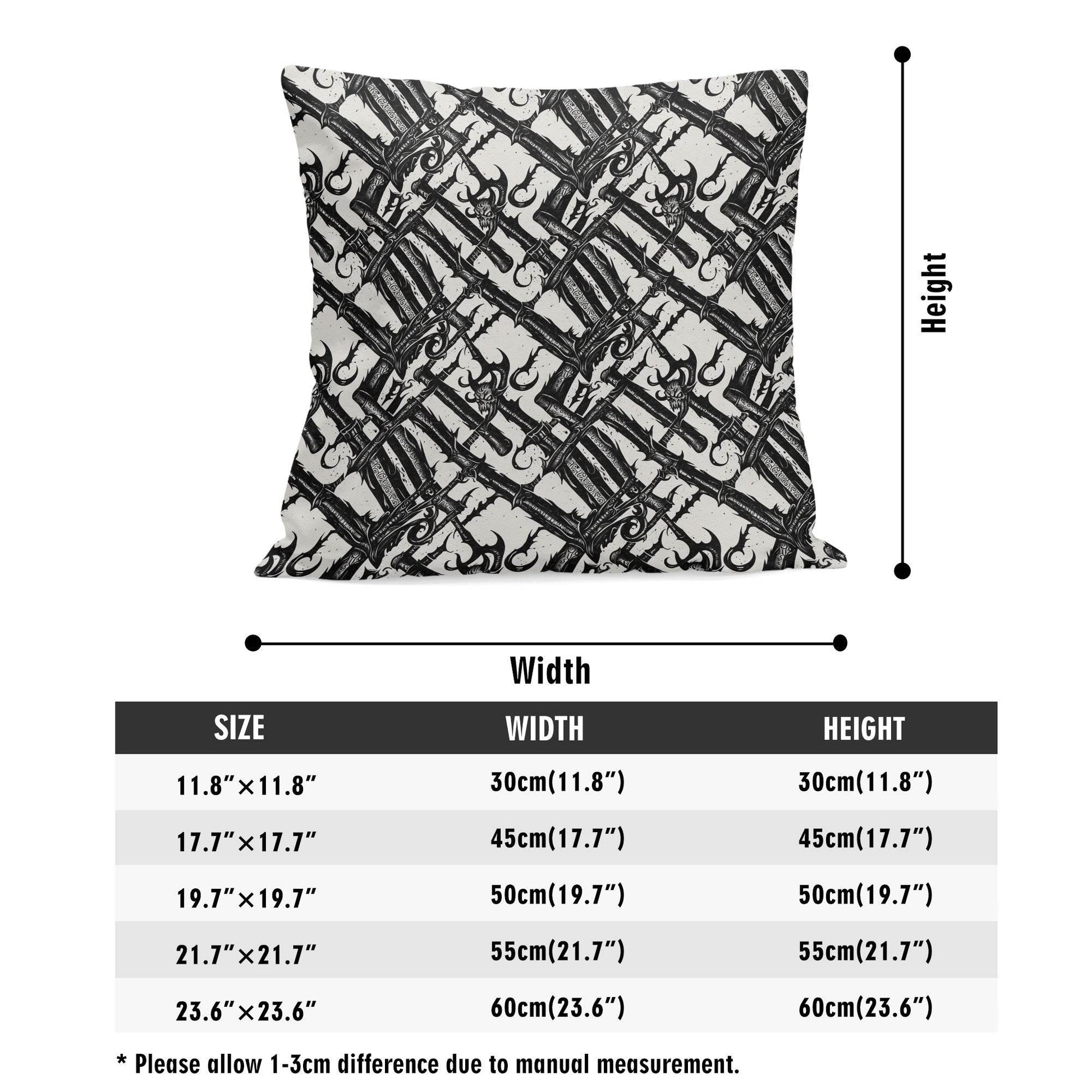 Devil Veins Peach Velvet 4 Pcs Square Pillow Case Covers (5 sizes) - DeRose Seasonal