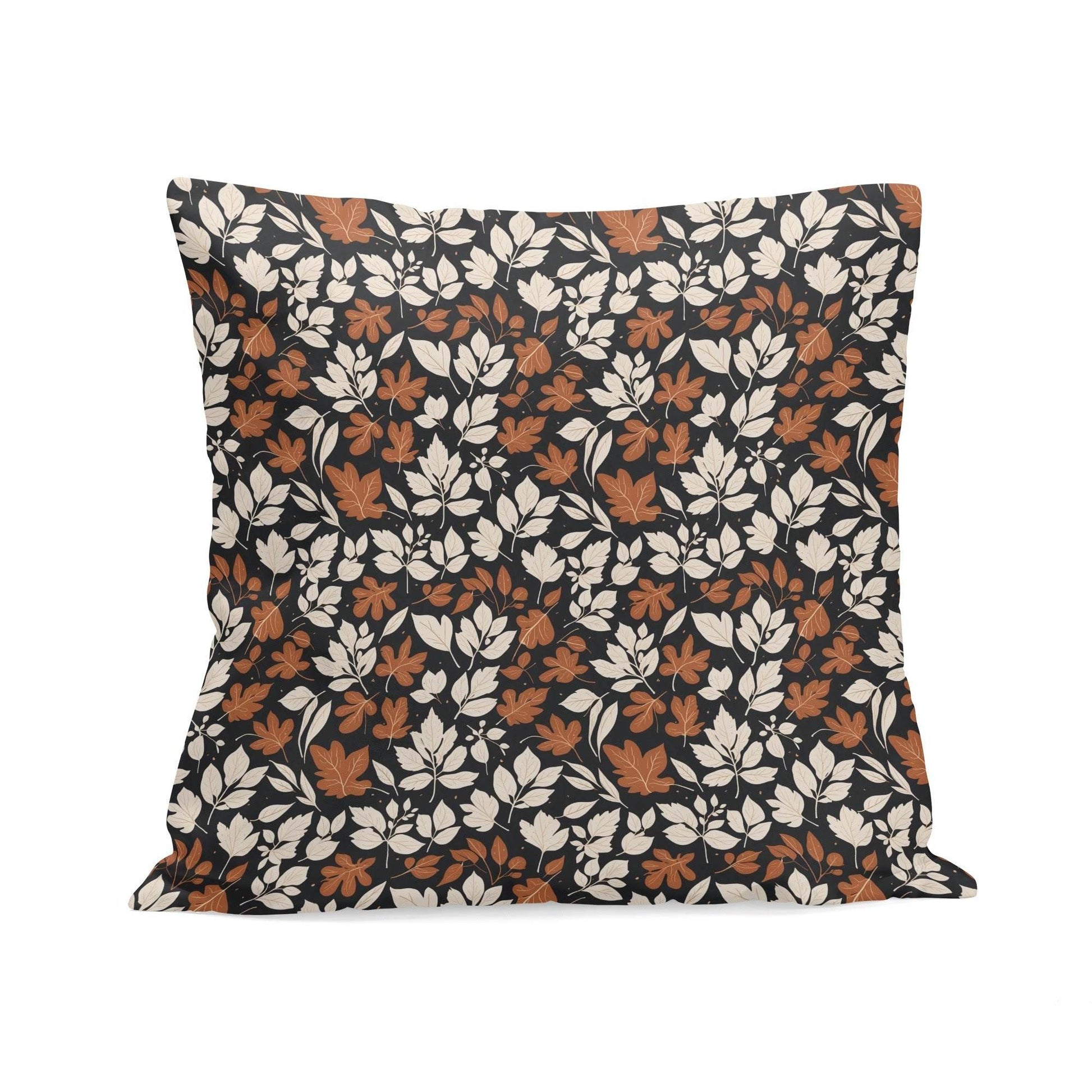 Dark Autumn Peach Velvet 4 Pcs Square Pillow Case Covers (5 sizes) - DeRose Seasonal