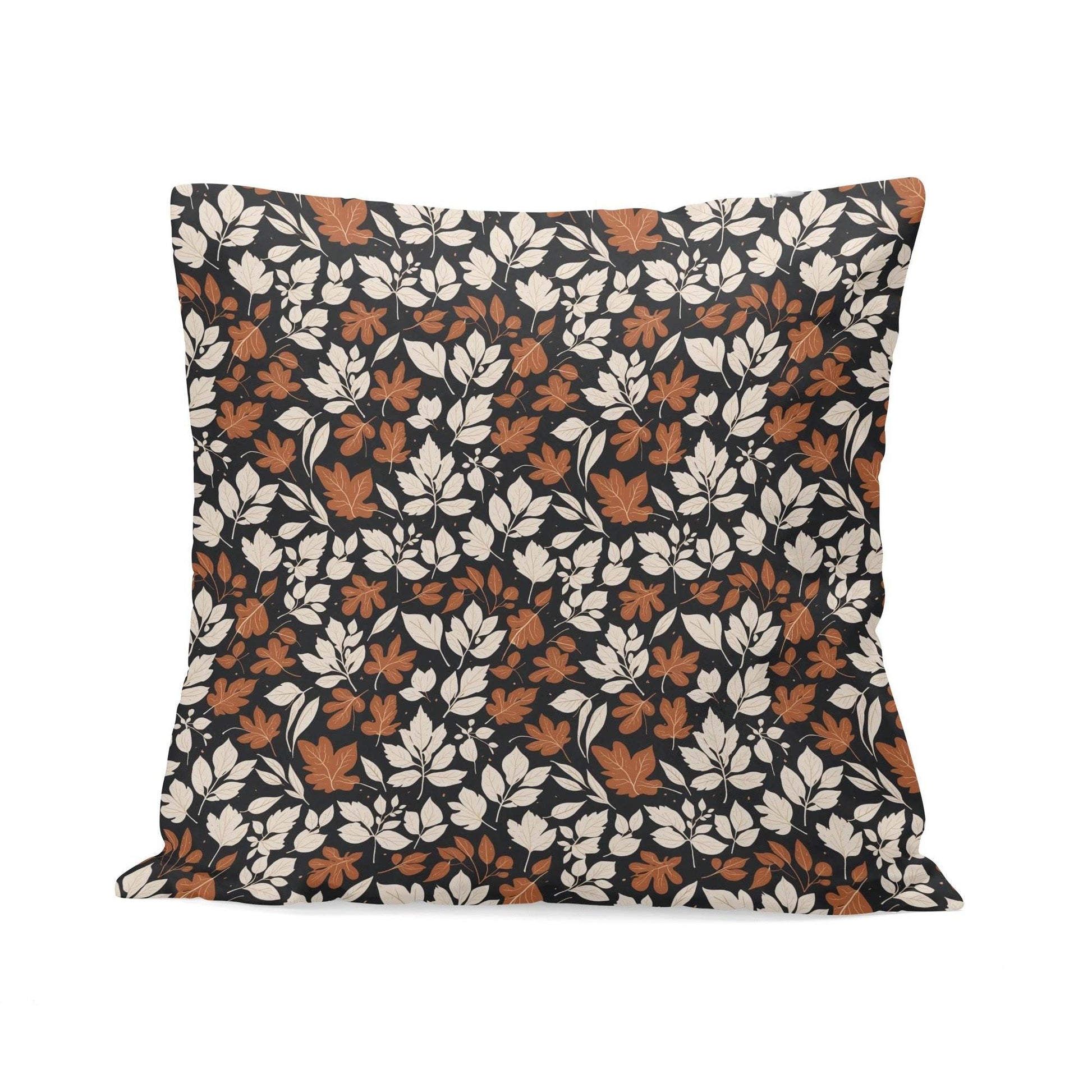 Dark Autumn Peach Velvet 4 Pcs Square Pillow Case Covers (5 sizes) - DeRose Seasonal