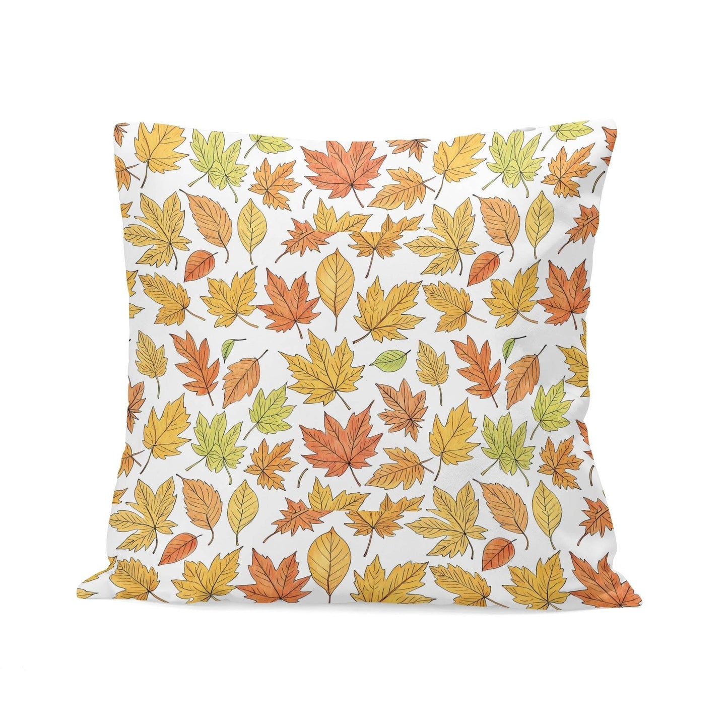 Autumn Peach Velvet 4 Pcs Square Pillow Case Covers (5 sizes) - DeRose Seasonal