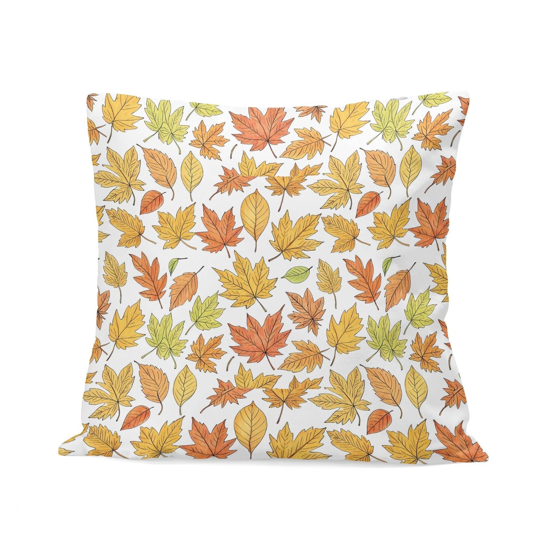 Autumn Peach Velvet 4 Pcs Square Pillow Case Covers (5 sizes) - DeRose Seasonal