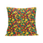Colorful Leaves Peach Velvet 4 Pcs Square Pillow Case Covers (5 sizes) - DeRose Seasonal