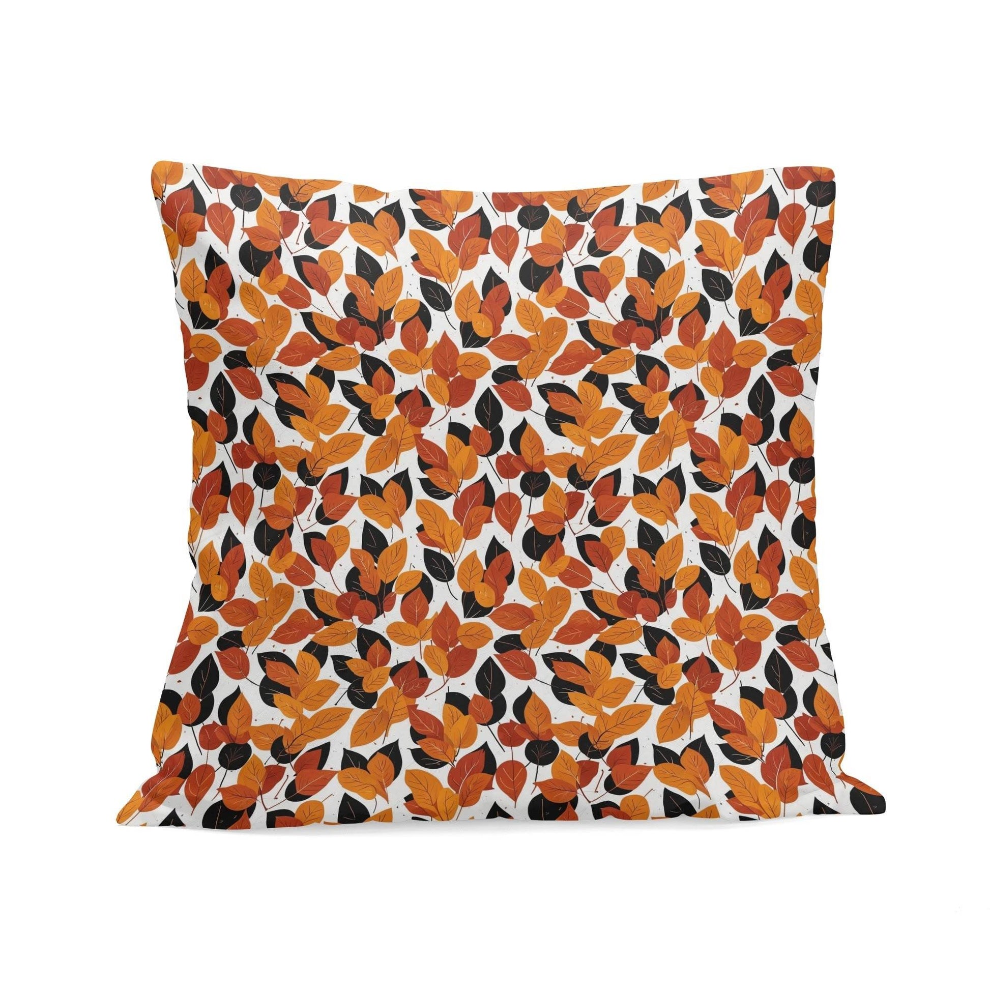 Red Autumn Peach Velvet 4 Pcs Square Pillow Case Covers (5 sizes) - DeRose Seasonal