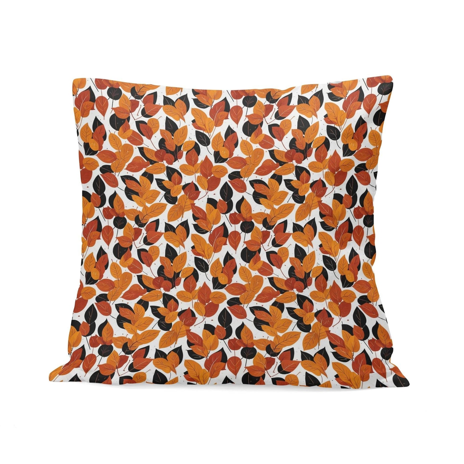 Red Autumn Peach Velvet 4 Pcs Square Pillow Case Covers (5 sizes) - DeRose Seasonal