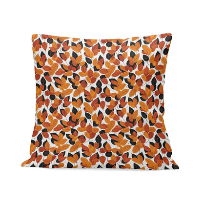 Red Autumn Peach Velvet 4 Pcs Square Pillow Case Covers (5 sizes) - DeRose Seasonal