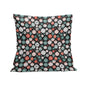 Colorful Ornaments Peach Velvet 4 Pcs Square Pillow Case Covers (5 sizes) - DeRose Seasonal