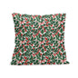 Christmas Holly Peach Velvet 4 Pcs Square Pillow Case Covers (5 sizes) - DeRose Seasonal