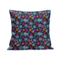 Colorful Party Snowflakes Peach Velvet 4 Pcs Square Pillow Case Covers (5 sizes) - DeRose Seasonal