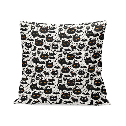 Crazy Cat Lady Peach Velvet 4 Pcs Square Pillow Case Covers (5 sizes) - DeRose Seasonal