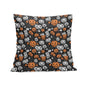 Jack-O-Lanterns Peach Velvet 4 Pcs Square Pillow Case Covers (5 sizes) - DeRose Seasonal