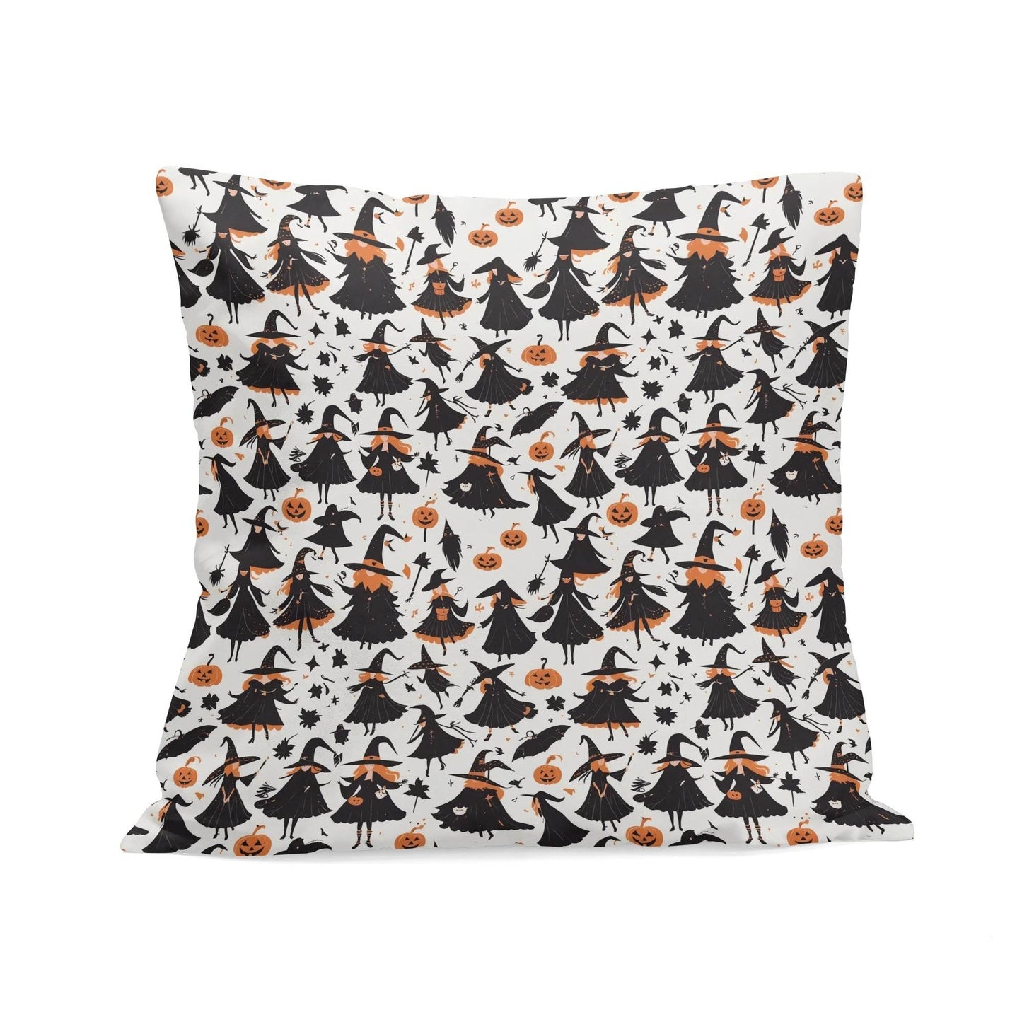 Witches Peach Velvet 4 Pcs Square Pillow Case Covers (5 sizes) - DeRose Seasonal
