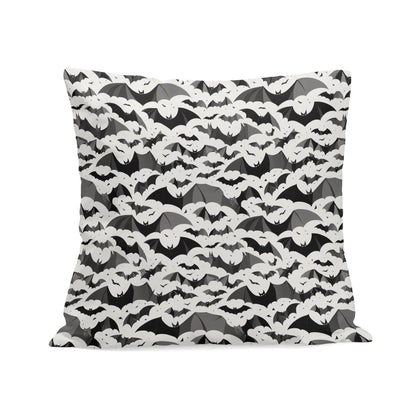 Bats Peach Velvet 4 Pcs Square Pillow Case Covers (5 sizes) - DeRose Seasonal