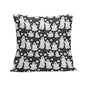 Vintage Ghost Peach Velvet 4 Pcs Square Pillow Case Covers (5 sizes) - DeRose Seasonal