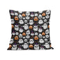 Cute Monster Witch Peach Velvet 4 Pcs Square Pillow Case Covers (5 sizes) - DeRose Seasonal